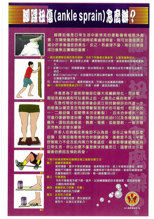 腳踝扭傷怎麼辦